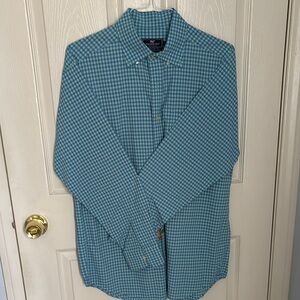 Vineyard Vines Blue Gingham Casual Shirt